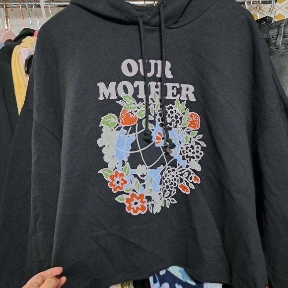 NWT LEVI'S CROPPED HOODIE - Picture 3 of 8